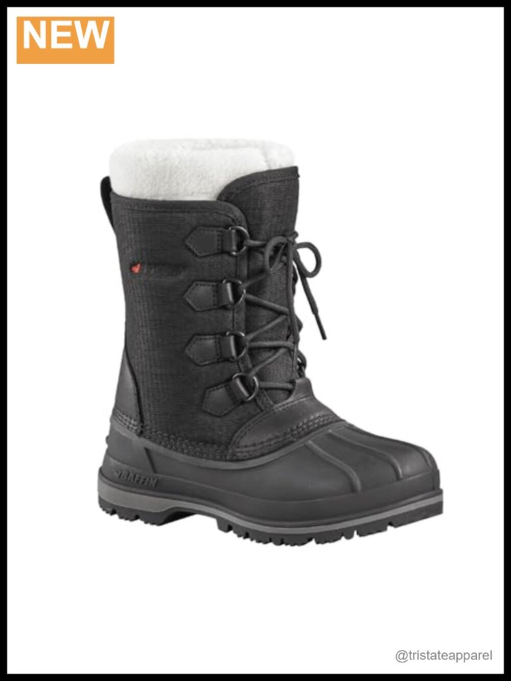 Women's Baffin Snow Boots Faux Fur Trim Lace Up Winter Outdoor Insulated